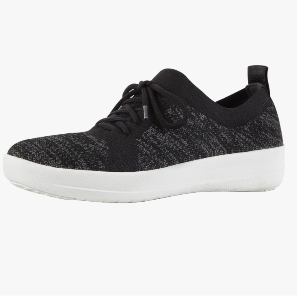 Fitflop F Sporty Uberknit Sneakers Size 6 Color Black 2 Worn Twice EUC